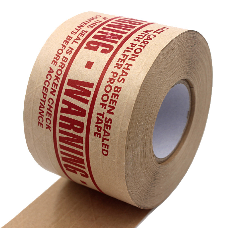 Printing Reinforced Gummed Kraft Paper Tape Water Activated Tape